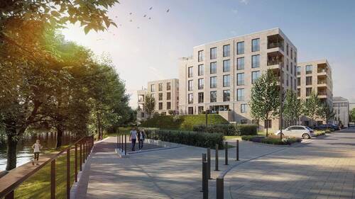 Visualisierung NWU - Etagenwohnung mit 38,00 m&sup2; in Lübeck zur Miete