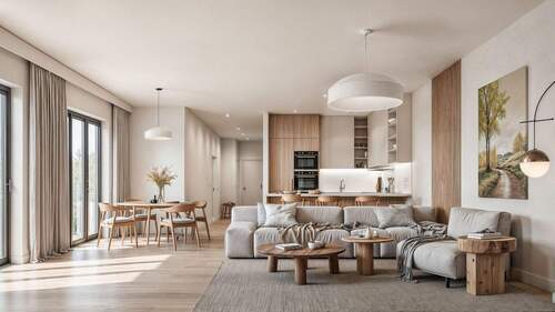 Beispiel Wohnbereich - Pre-Sale: Direkt im Boxi-Kiez: Neubaukomfort mit Masterbad & Sonnenbalkon