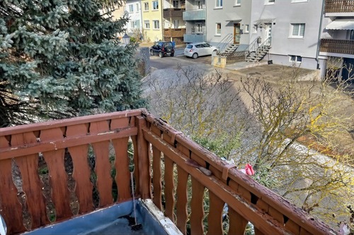 OG: Ausblick Balkon Wohnzimmer - 