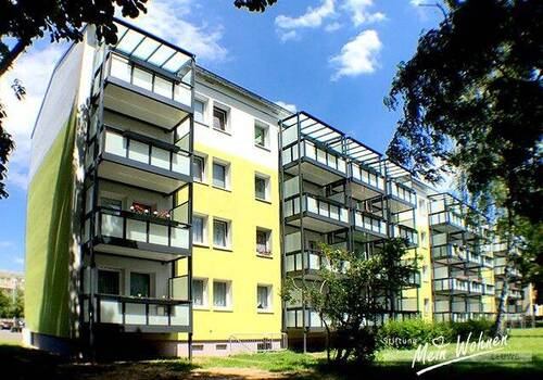 Titelbild - 2-Raumwohnung mit Dusche und Balkon