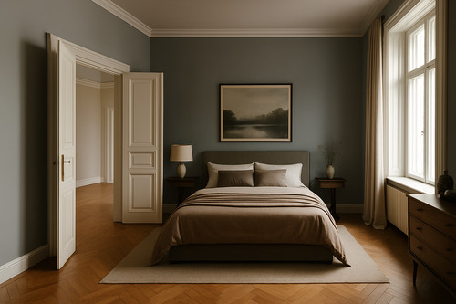 Schlafzimmer - Etagenwohnung mit 131,10 m² in Berlin zum Kaufen
