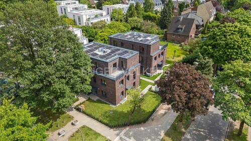 Drohnenansicht des Gesamtensembles - 