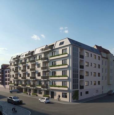 Strassenansicht - 3-Zi. Wohnung - Neubau - provisionfrei