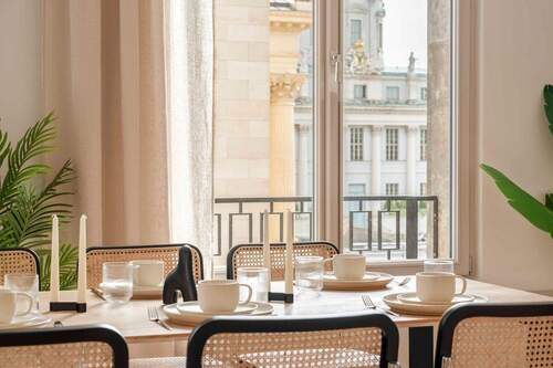 Detailaufnahme gedeckter Tisch - 3 Zimmer Etagenwohnung in Potsdam