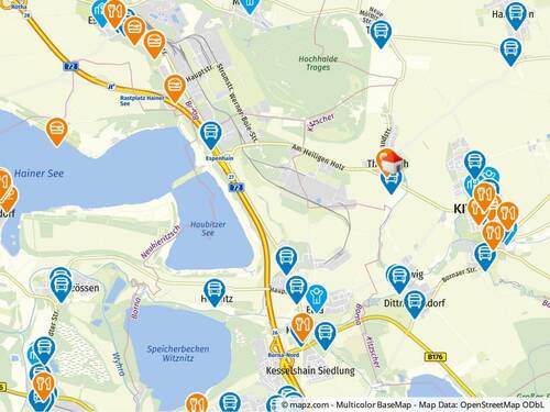 Geolyzer Kartenausschnitt - Grundstück in Kitzscher / Thierbach zum Kaufen