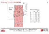 Grundriss Whg. 2 EG - 3 Zimmer Etagenwohnung zum Kaufen in Stühlingen