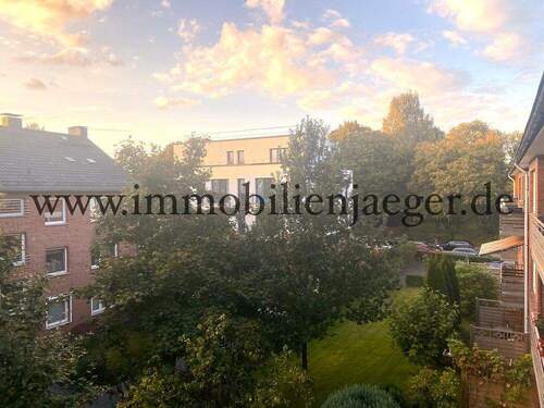 Balkon Aussicht - 2 Zimmer Etagenwohnung in Hamburg