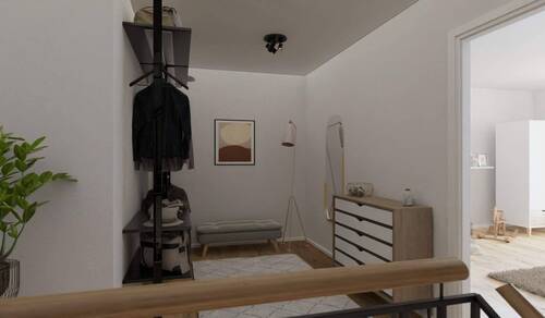 Eingangsbereich mit viel Platz für die Garderobe - 5 Zimmer Doppelhaushälfte zum Kaufen in Herzogenrath-Kohlscheid