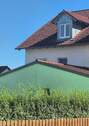 Ansicht von Norden mit Carport - 5 Zimmer Doppelhaushälfte in Großmehring