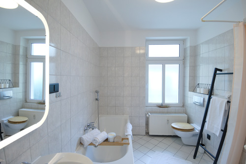 Badezimmer - 2 Zimmer Etagenwohnung in Leipzig