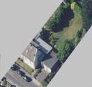 Vogelperspektive des gesamten Grundstücks - kleines Haus 70 m² in Tönisvorst - mit Anbaupotential, 624 m² Grundstück