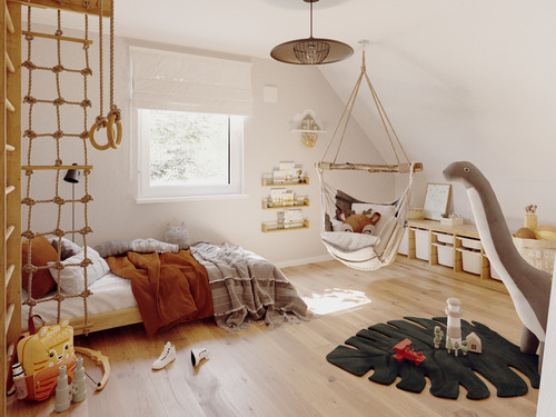 2 - Flair 125 -Kinderzimmer.png - Einfamilienhaus mit 136,00 m² in Kneitlingen zum Kaufen