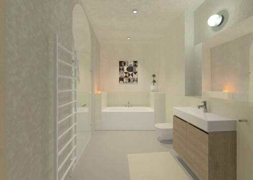 Badezimmer (1) - 2 Zimmer Etagenwohnung zur Miete in Pirna