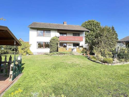 Hausansicht vom Garten - 2-Familienhaus in Kutenhausen - 285.000,00 EUR Kaufpreis, ca.  200,00 m² Wohnfläche