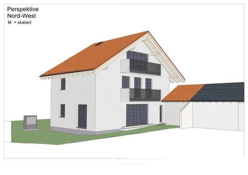 Perspektive Nord-West - Grundstück zum Kaufen in Glonn