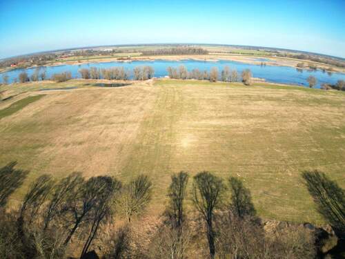 Elbtalaue Ausblick vom Grundstück - Grundstück in Neu Darchau