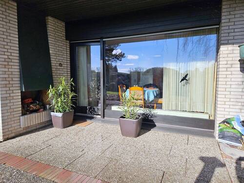 Terrasse mit Kamin - 