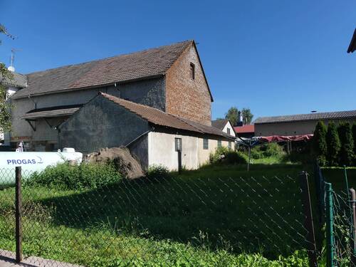 Scheunenanbau mit Gartenanteil - 