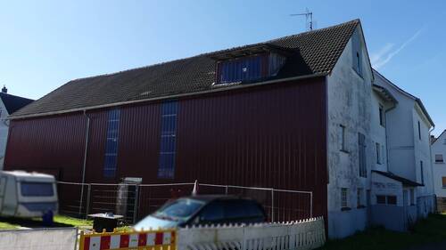 Rückseite Scheune + Anbau - 