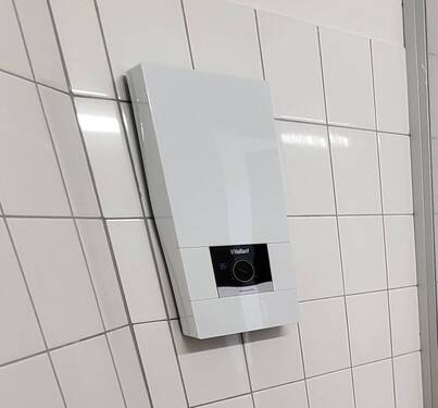 Warmwassererzeugung mittels Durchlauferhitzer - 