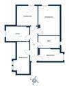 Grundriss Beispielwohnung - 