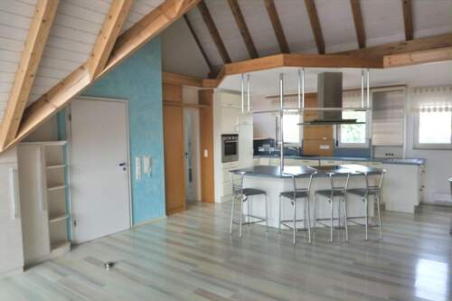 Haus Nr 1: DG-Wohnung Wohnbereich/Küche - 