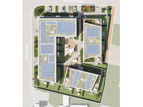 Lageplan - Etagenwohnung mit 79,90 m&sup2; in Stutensee zum Kaufen
