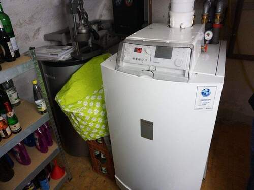 Brennwertkessel im Keller - 