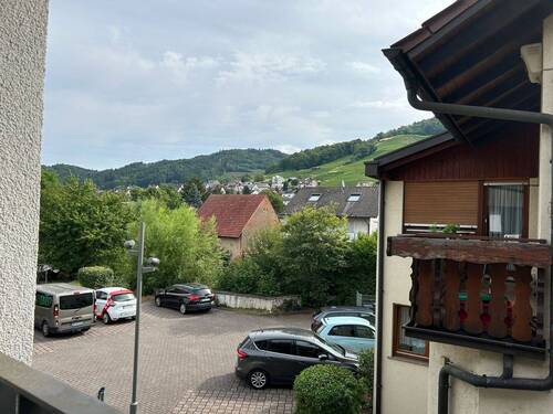 Blick von der Loggia - 4 Zimmer Etagenwohnung in Kappelrodeck