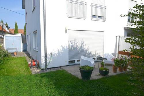 Gartenansicht West - Doppelhaushälfte mit 147,00 m&sup2; in Hemmingen zum Kaufen