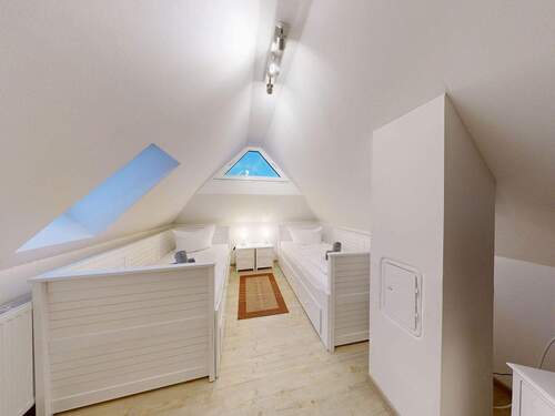 Schlafbereich im Spitzboden - 