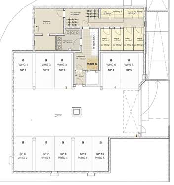 Keller und Tiefgarage - 