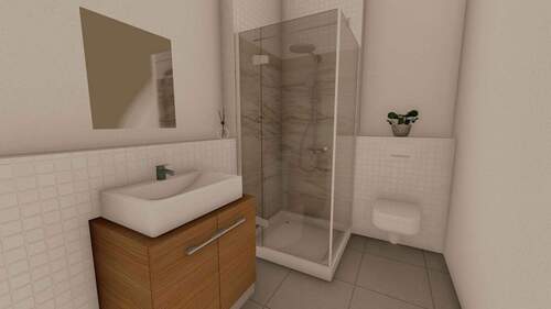 Wohnung 1 und 2 Badezimmer - 1 Zimmer Etagenwohnung in Deggendorf