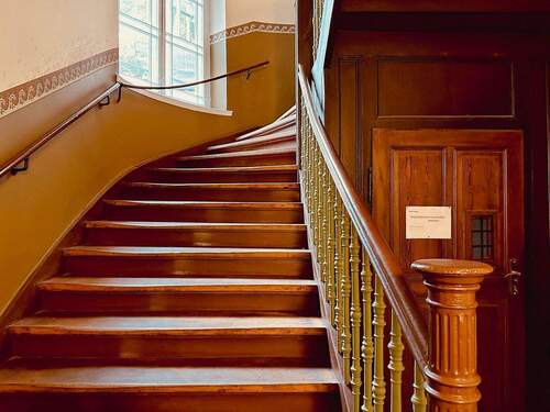 Treppenhaus - Etagenwohnung mit 59,60 m&sup2; in Leipzig zum Kaufen