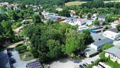 Vogelperspektive - Preisgünstiges Gewerbegrundstück mit ca. 2.750 m² in Radeberg zum Kauf