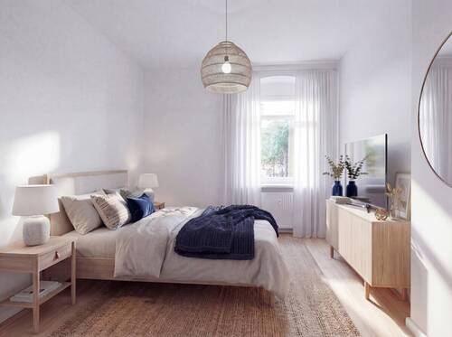 Schlafen - 2 Zimmer Etagenwohnung zum Kaufen in Berlin