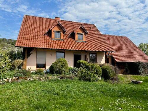 .. sonnige Südterrasse ! - 4 Zimmer Einfamilienhaus in Pfarrweisach