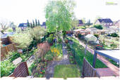 Blick auf den Garten - 4 Zimmer Reihenmittelhaus in Elmshorn