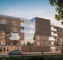 Architektur trifft Effizienz – Stilvolle 3-Zimmer-Wohnung eines innovativen Neubauprojekts (EH 40 QNG+ Vorbereitung) - Nürnberg Eibach