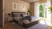 Visualisierung Schlafzimmer - 2 Zimmer Etagenwohnung in Marktoberdorf