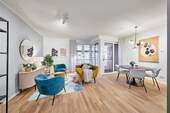 Wohn-/ Essbereich - 2 Zimmer Etagenwohnung in Hamburg