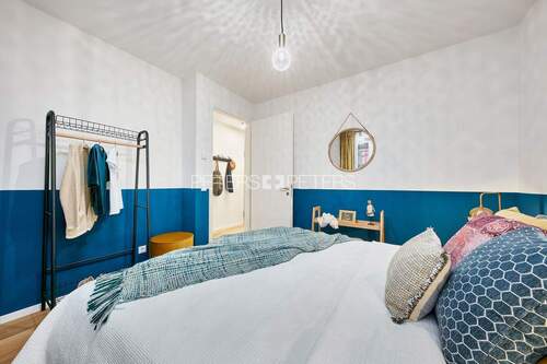 Schlafzimmer - Etagenwohnung mit 49,80 m² in Hamburg zum Kaufen