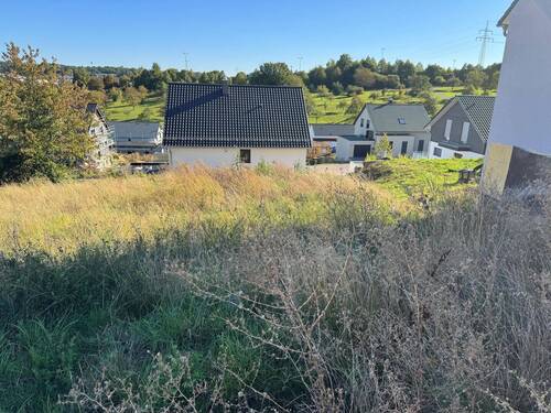 Hinteransicht - Grundstück in Wimsheim