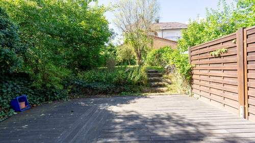 Garten und Terrasse - Doppelhaushälfte mit 150,20 m&sup2; in Coburg zum Kaufen
