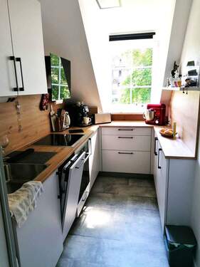 Küche - 1 Zimmer Etagenwohnung in Schwaig
