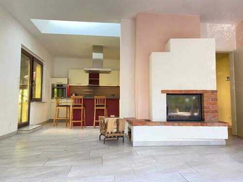 Blick in die Küche - 