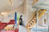 Wohnzimmer mit Essbereich - 3 Zimmer Mehrfamilienhaus, Wohnhaus in Mirow / Granzow