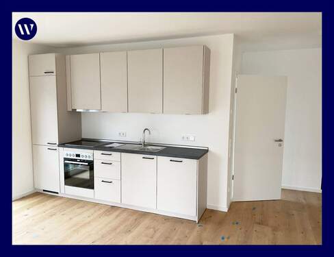 Kochbereich/EBK - FREU Dich drauf!! 2-Zimmer-Neubau & Einbauküche, Loggia, Bad mit Fenster + Walk-In-Dusche, Aufzug