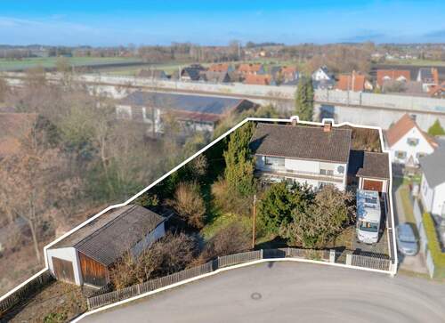 Grundstück von Straße aus - Grundstück in Maisach-Malching