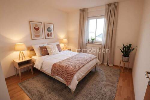 Schlafen-Möbelvorschlag - Etagenwohnung mit 69,50 m&sup2; in Neutraubling zum Kaufen